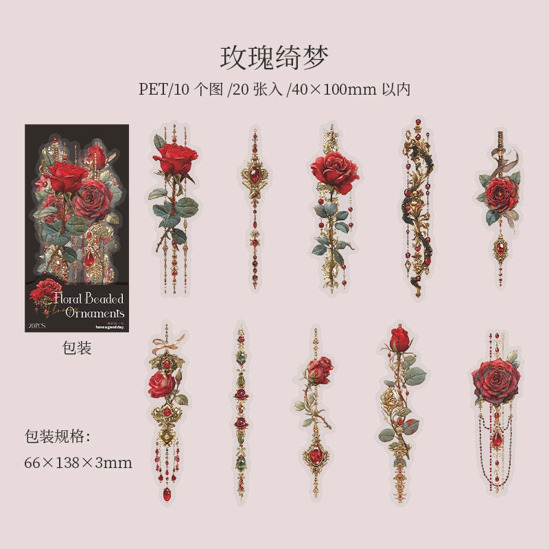 #20401 Flower Strip Series Sticker