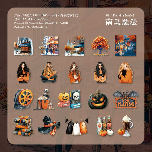 G2#20160 Fantasy Halloween Series Sticker