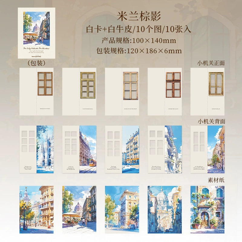 #02960 Window Scenery Series Sticker
