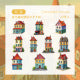 #20225 Fairy Tale House Series Sticker