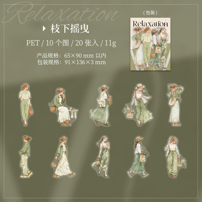 #02973 Relaxation Series Sticker