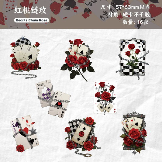 #20424 Alice Pocker Series Sticker