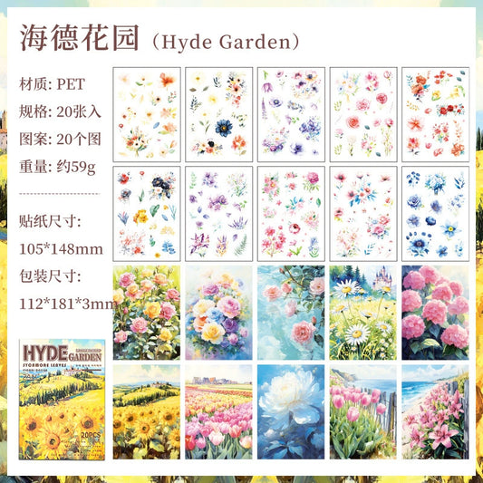 #20176 Flower Series Sticker Book