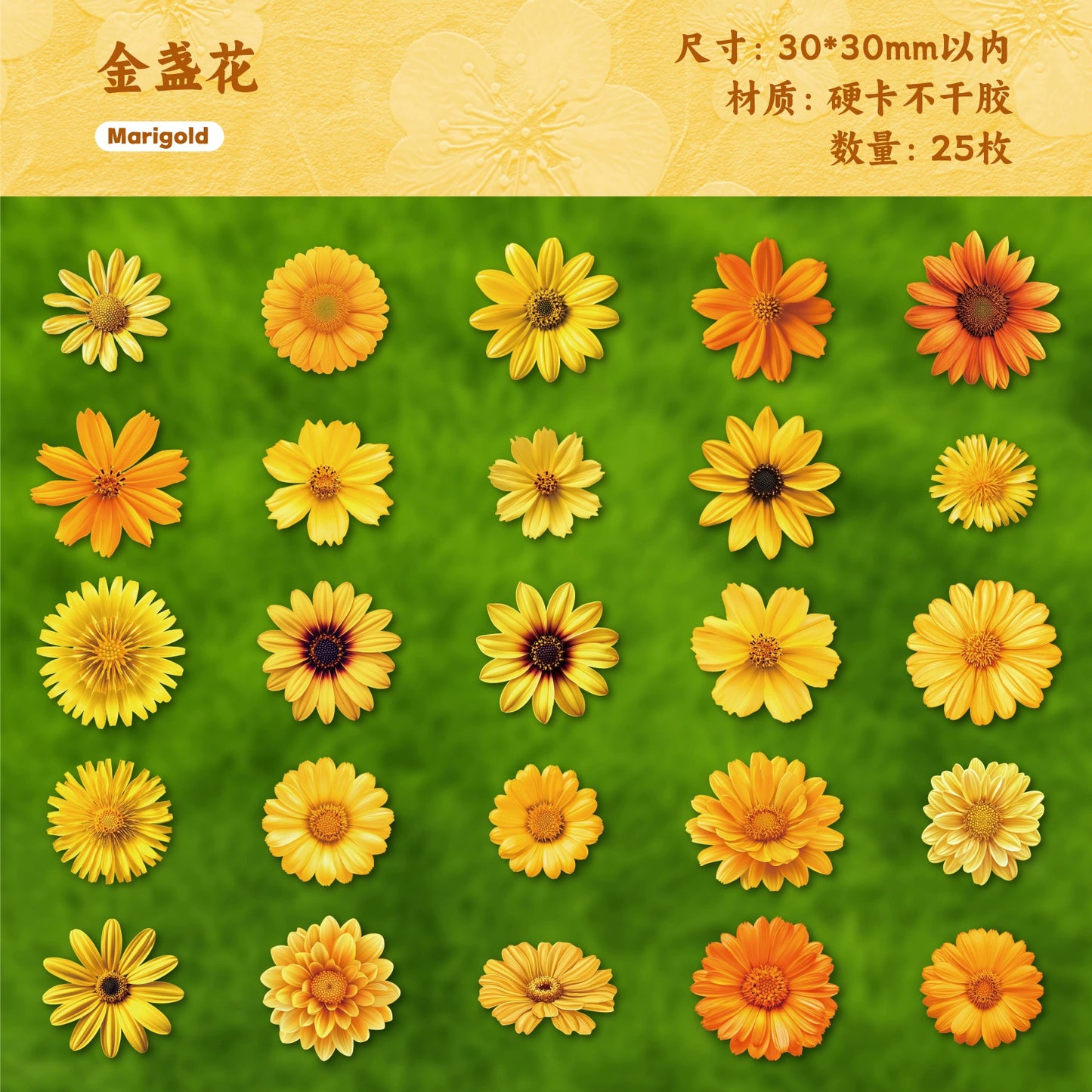 #02955 Mix Flower Series Sticker