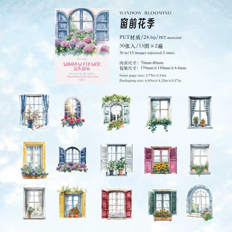 #02902 Window Scenery Series Sticker