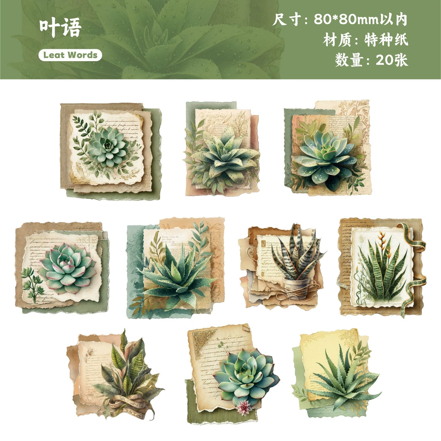 #02929 Flower Note Series Paper
