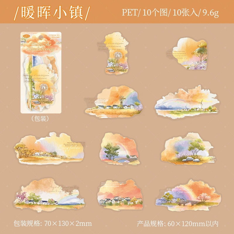 #20084 Colorful Scenery Series Sticker