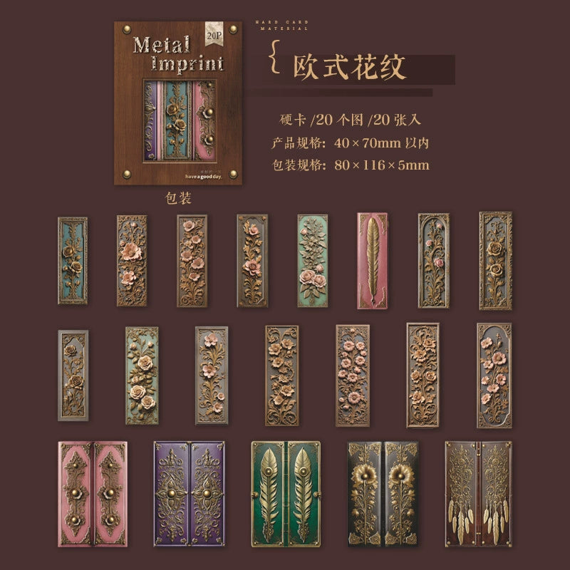 #20110 Vintage Tag Series Sticker
