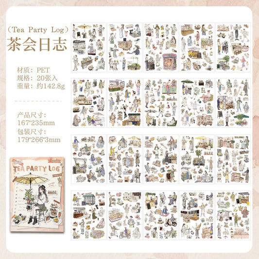 W3#20206 Relax Life Series Sticker Book