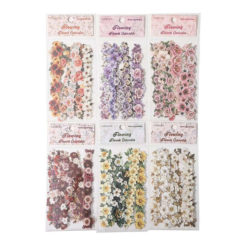 #20047 Flower Strip Series Sticker