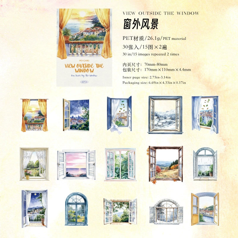 #02902 Window Scenery Series Sticker