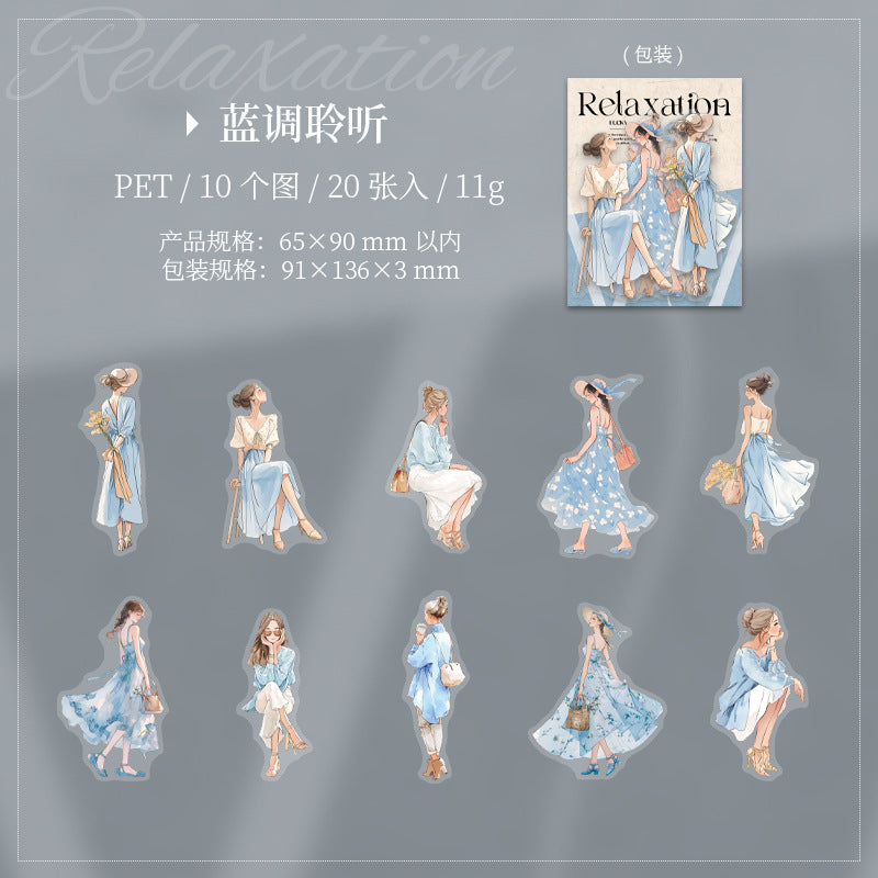 #02973 Relaxation Series Sticker