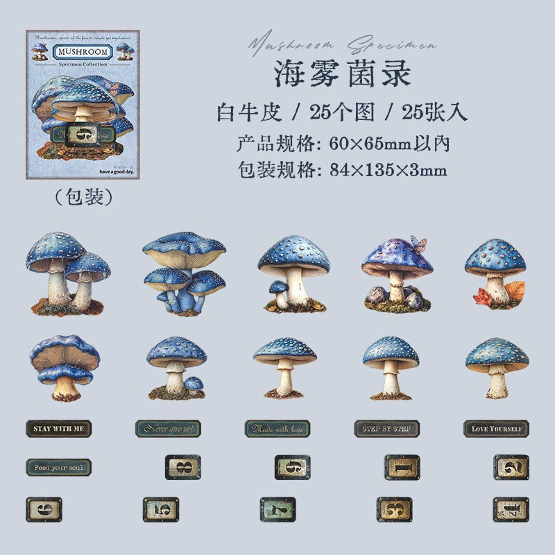 D5#20223 Mushroom Collection Series Sticker