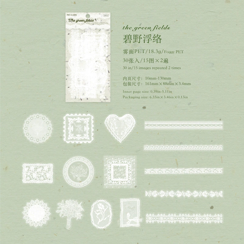 #20035 Lace Frame Series Sticker