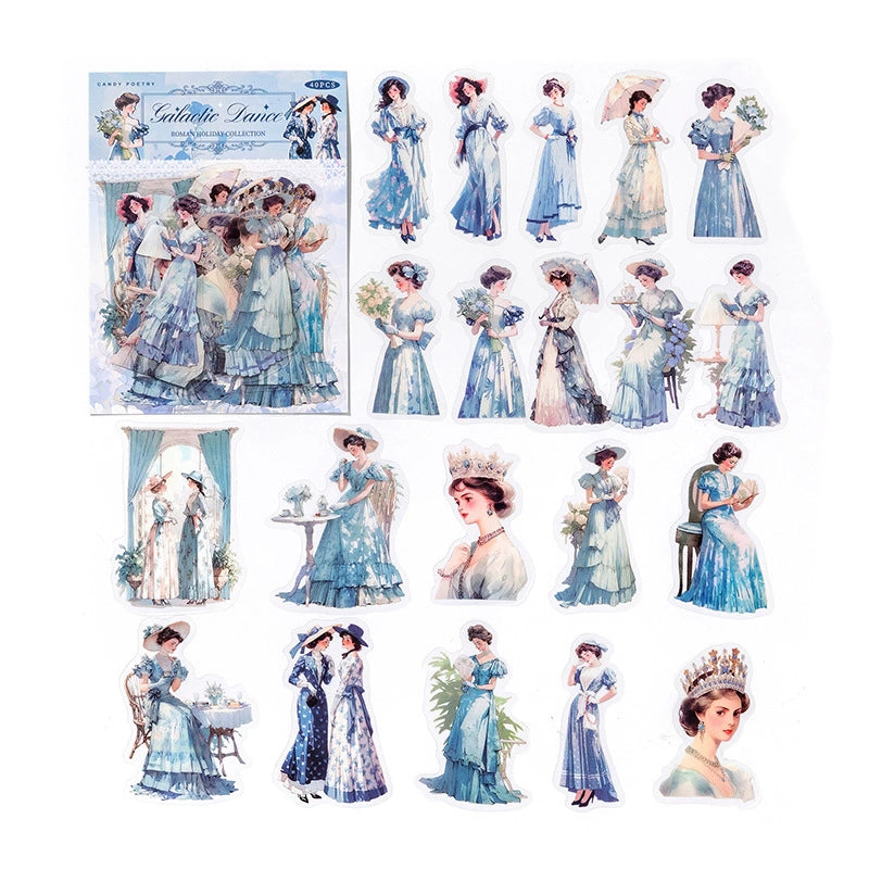 #20068 Vintage Lady Series Sticker