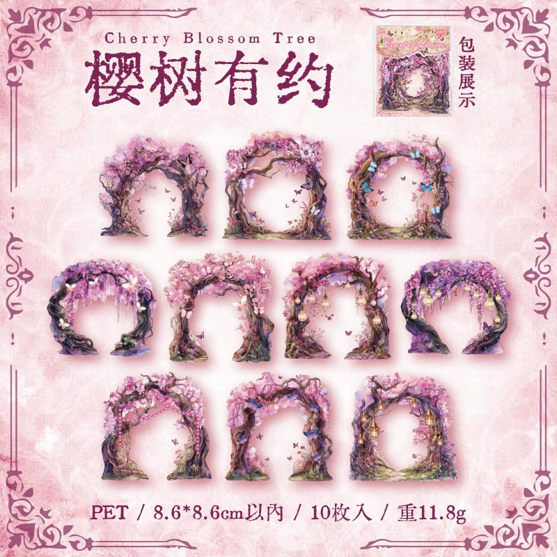 #20118 Flower/Tree Gate Series Sticker