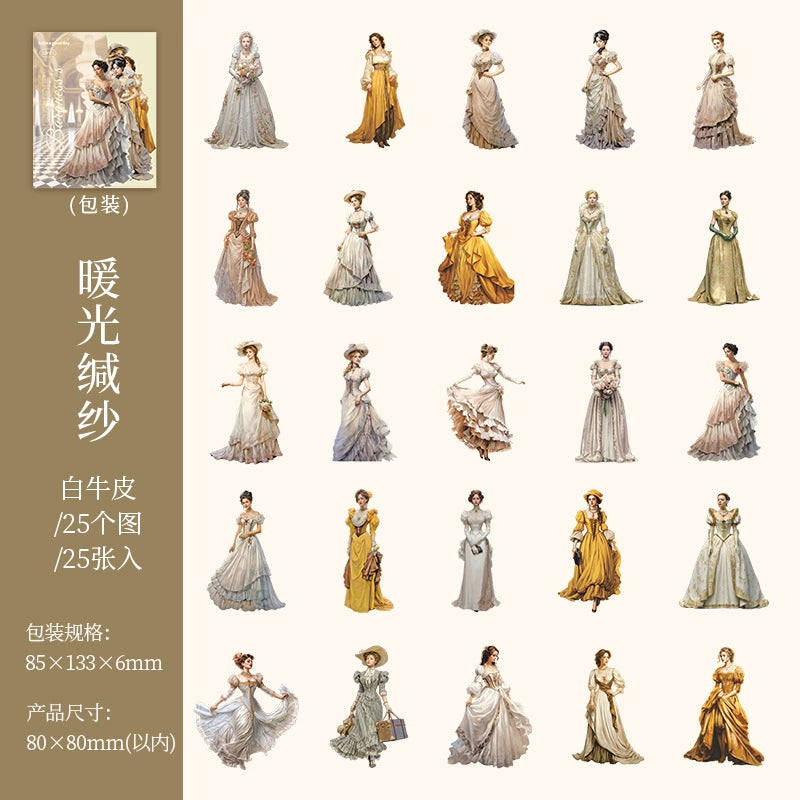 #20042 Vintage Lady Series Sticker