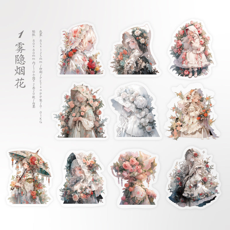 #20235 Flower Girl Series Sticker