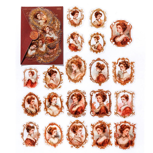 #20002 Vintage Portrait Series Sticker