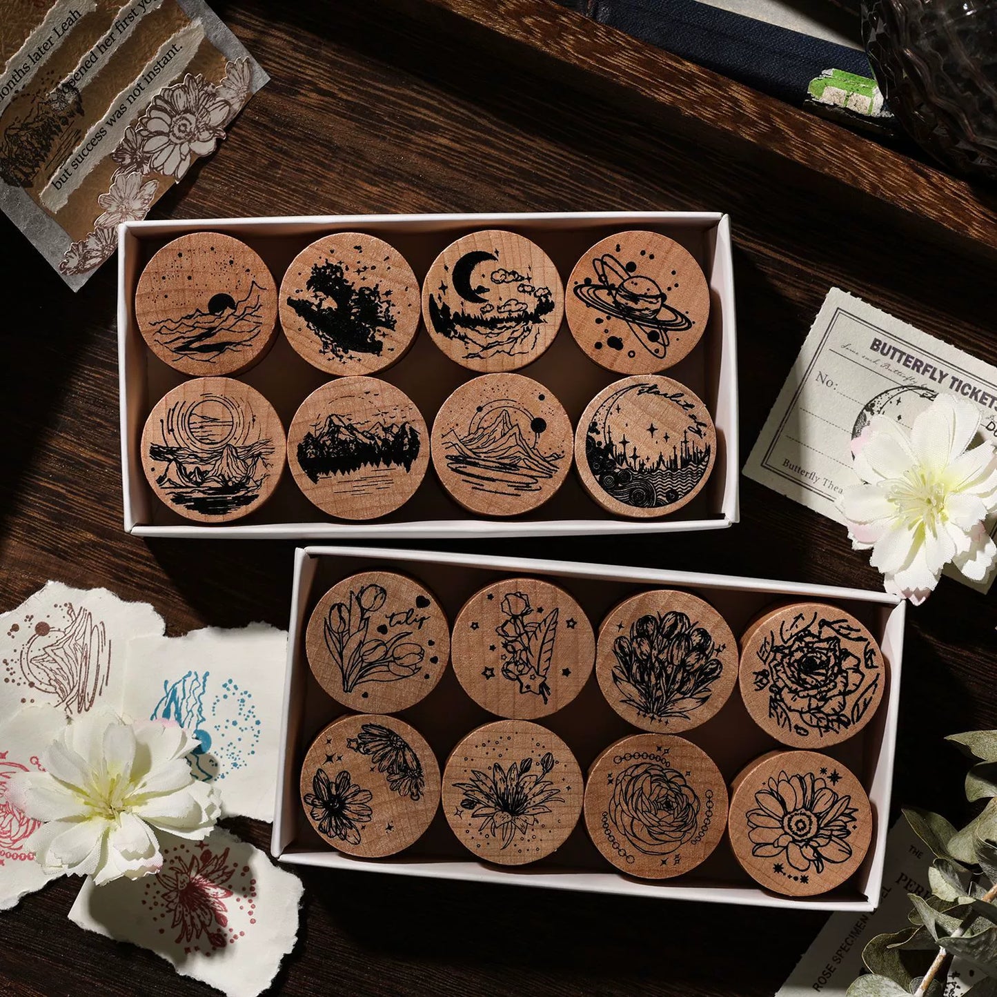 #05037 Starry and Flower Series Stamp Set
