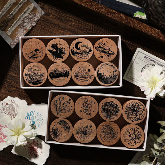 #05037 Starry and Flower Series Stamp Set