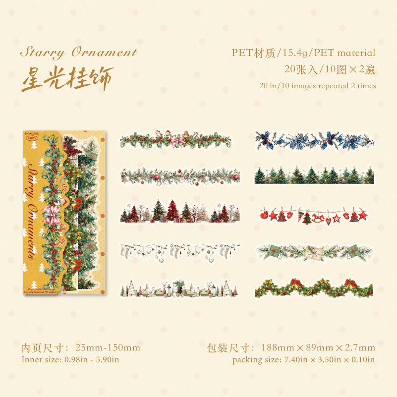 #02954 Christmas Strip Series Sticker