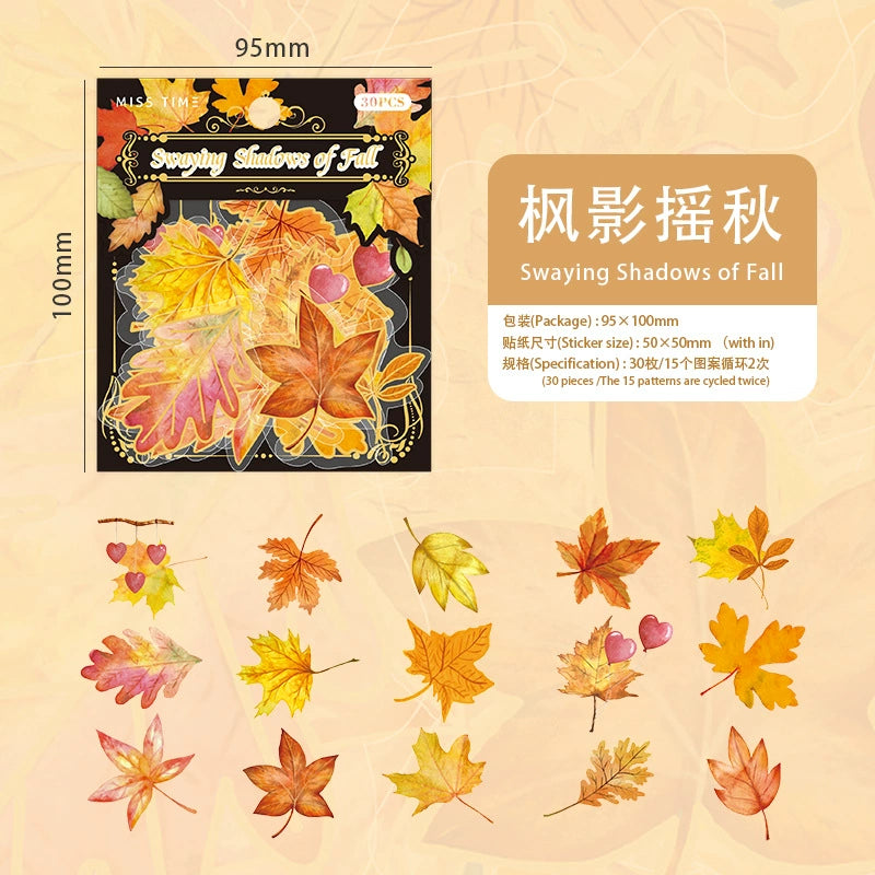 #20014 Autumn Leaves Series Sticker