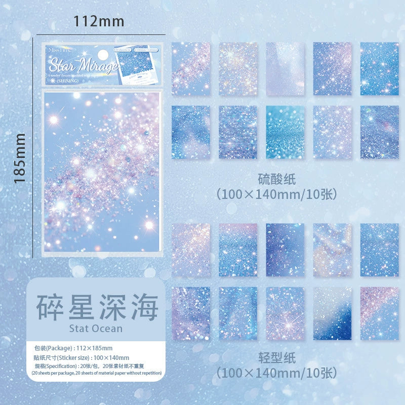 #20016 Shinny Starry Series Paper