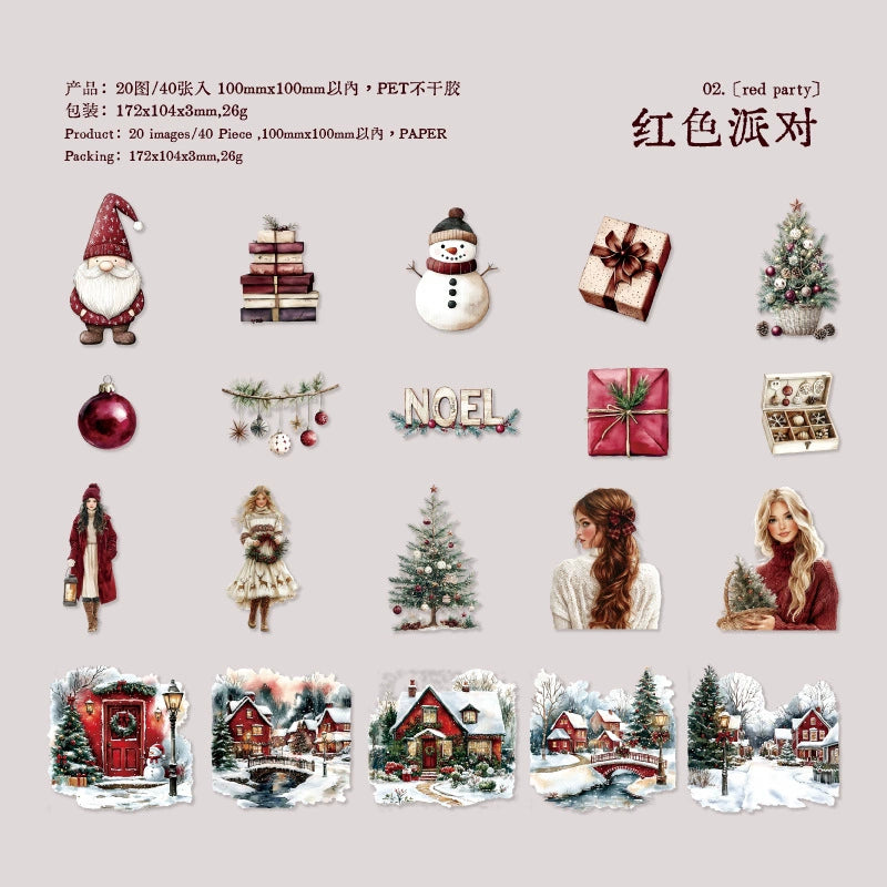 #20112 Christmas Series Sticker