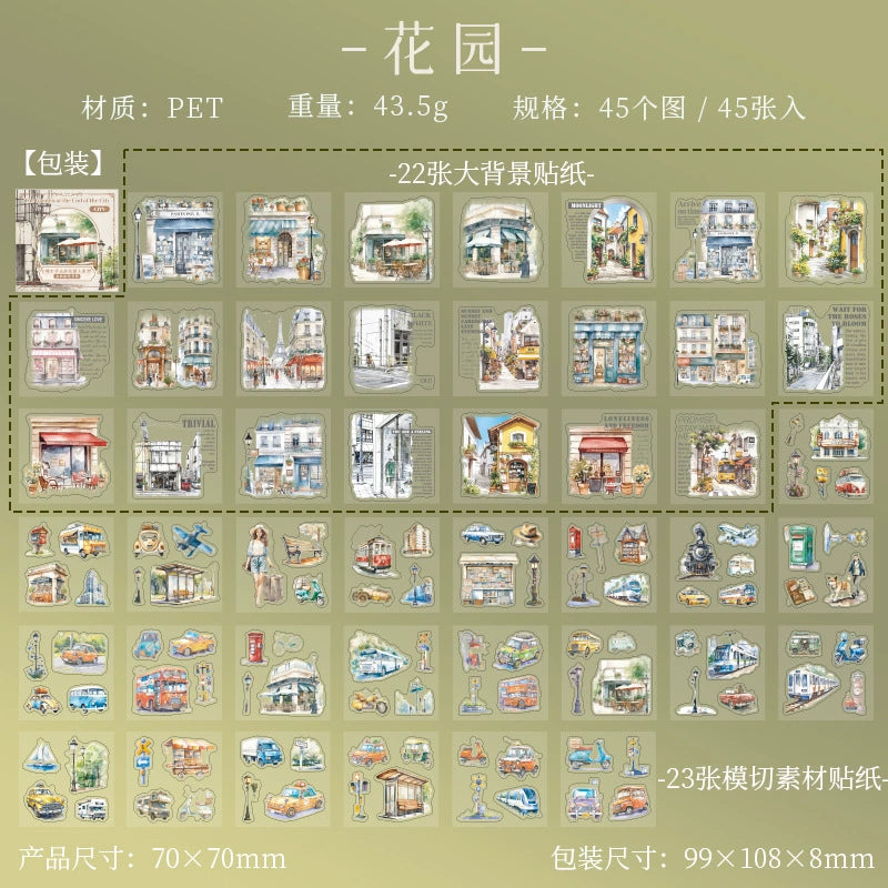 #20082 City Corner Series Sticker
