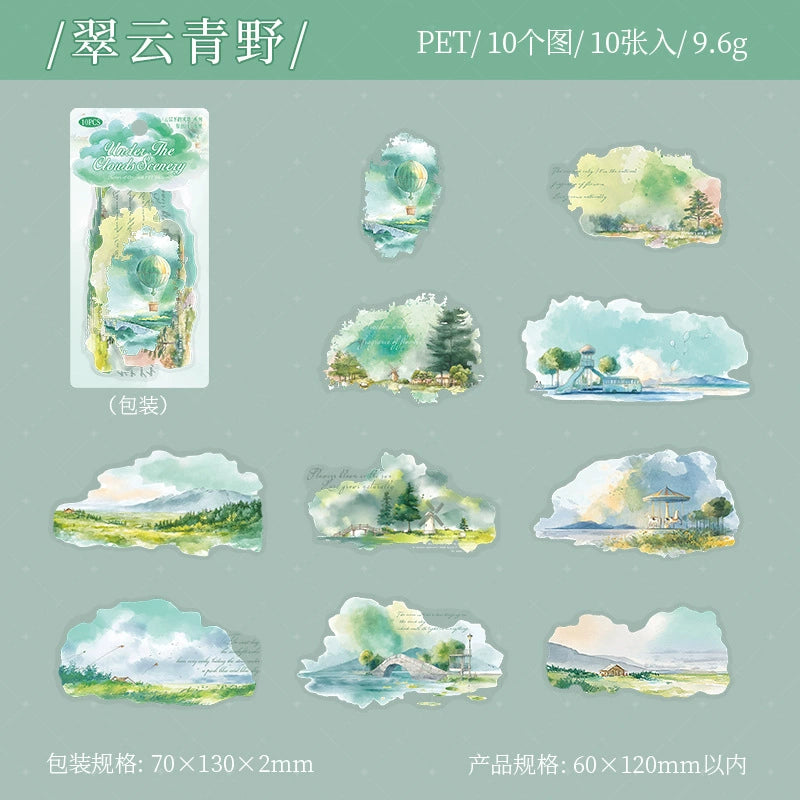 #20084 Colorful Scenery Series Sticker