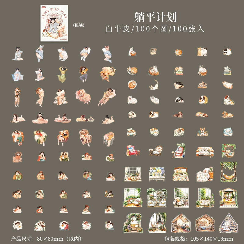 #02944 Leisure Time at Home Series Sticker