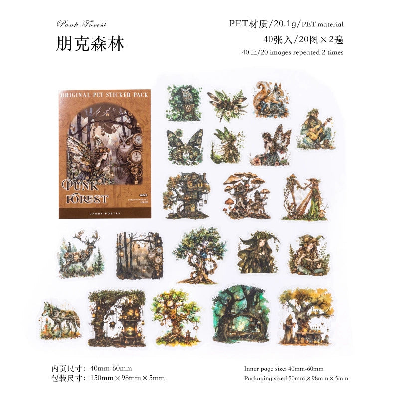 #20131 Magic Forest Fairy Series Sticker