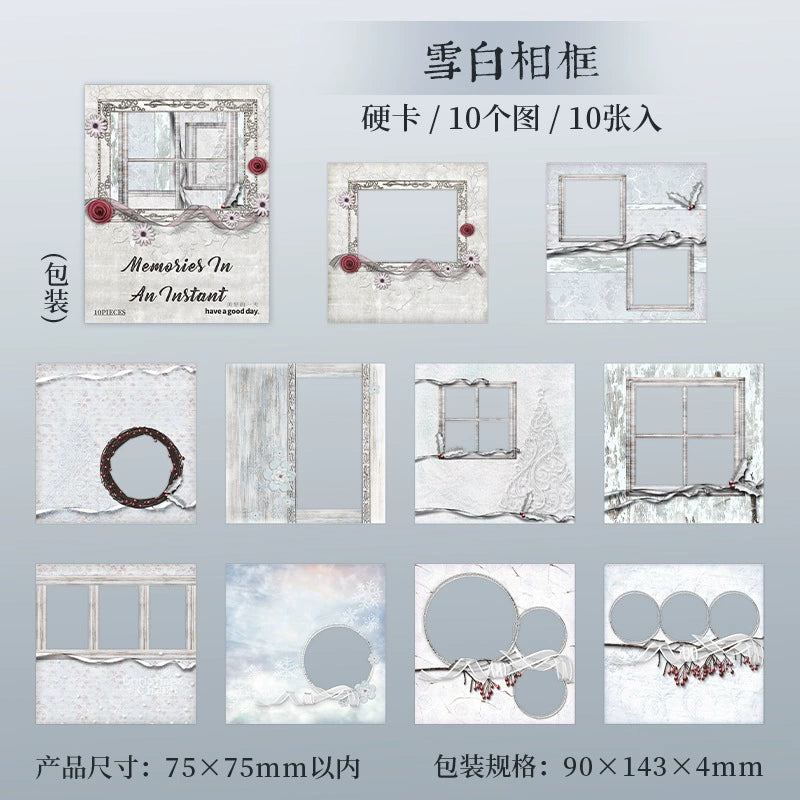 I3#20186 Vintage Frame Series Sticker