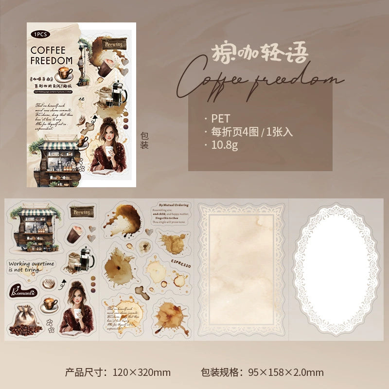 #20125 Coffee Diary Series Sticker