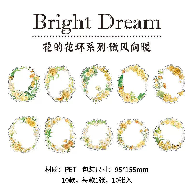 #20229 Flower Ring Series Sticker