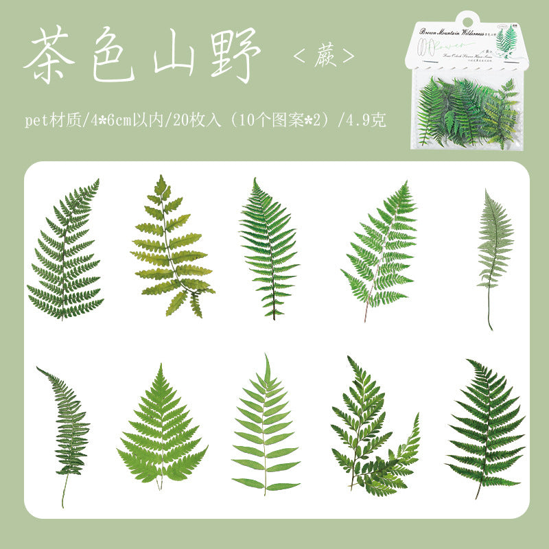 #20487 Greenery and Flower Series Sticker