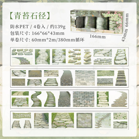 #03286 Brick Path Tape Set 4 Rolls