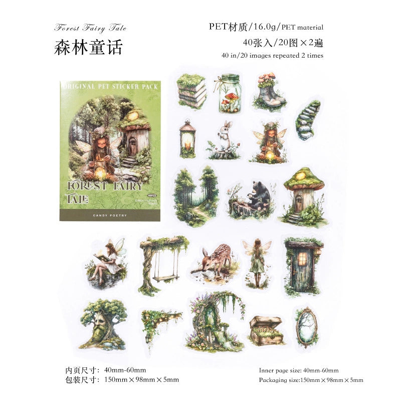 #20131 Magic Forest Fairy Series Sticker