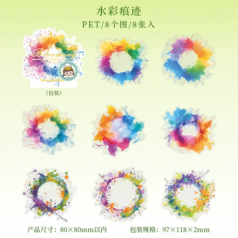#02937 Washi Color Ring Series Sticker