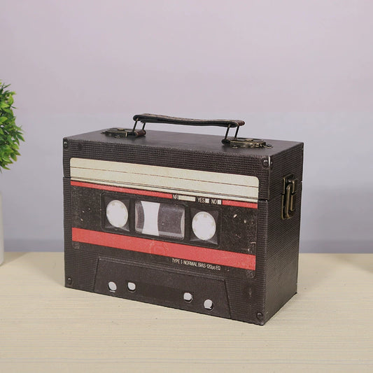 #01040 Retro Wooden Box Radio