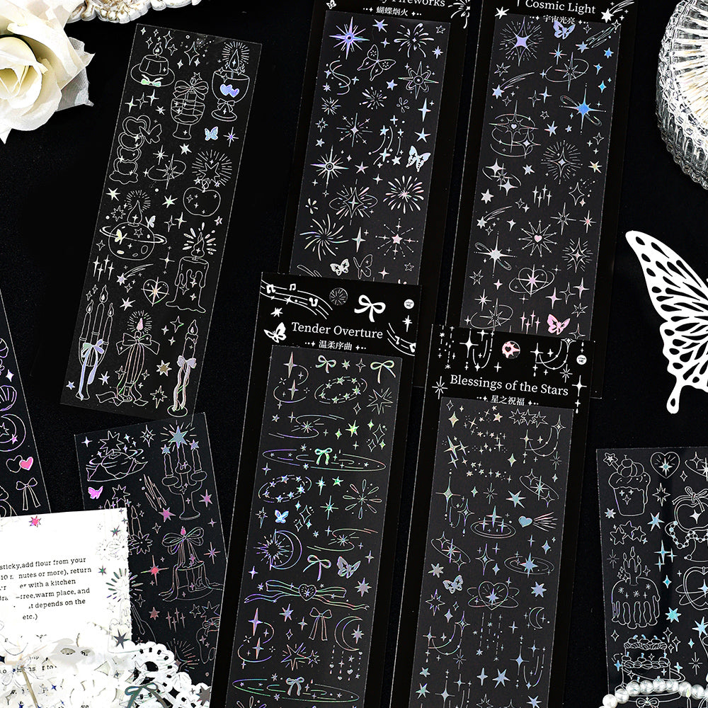 #03035 Stars and Dots Series Sticker