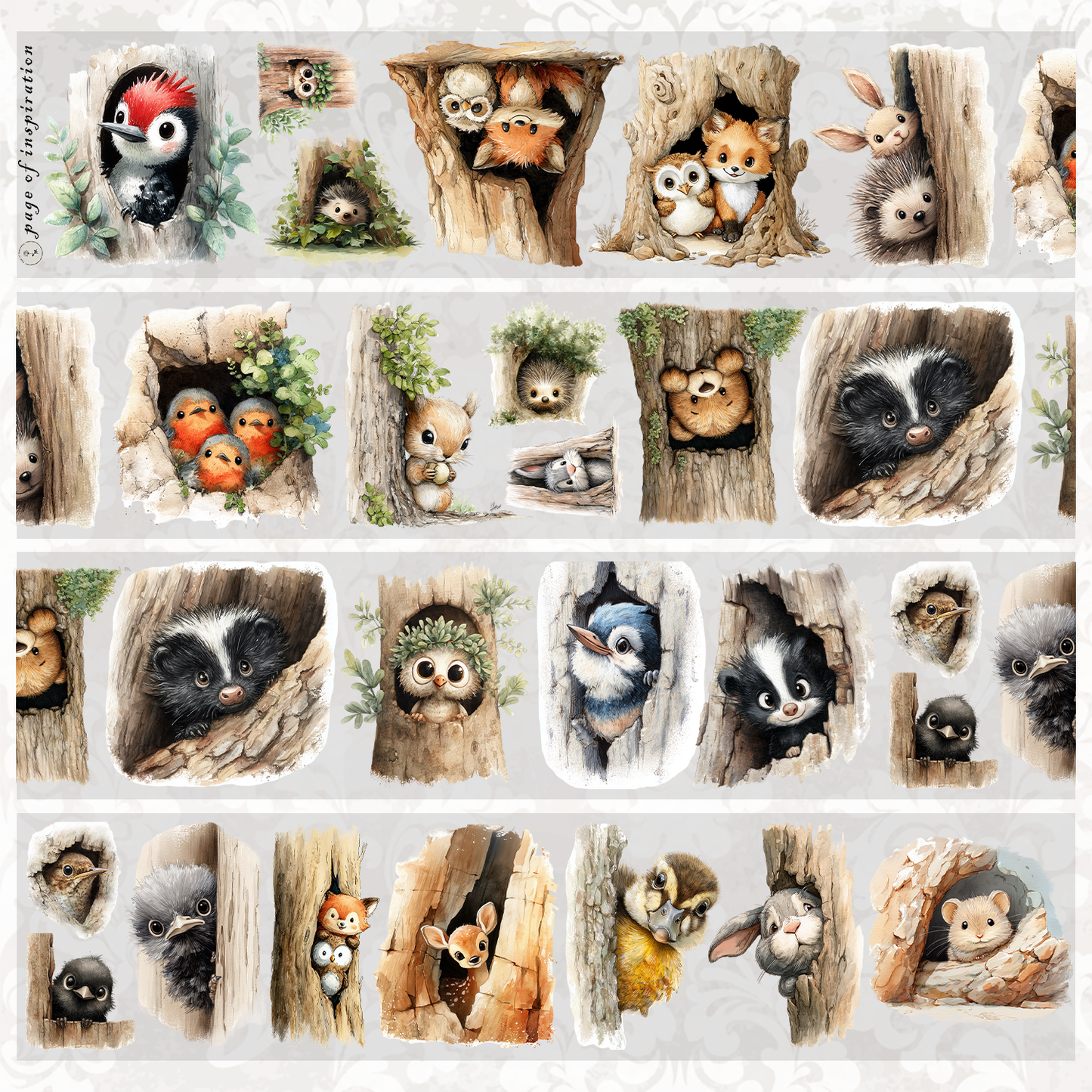 #S112 Customized PET Tape Animal