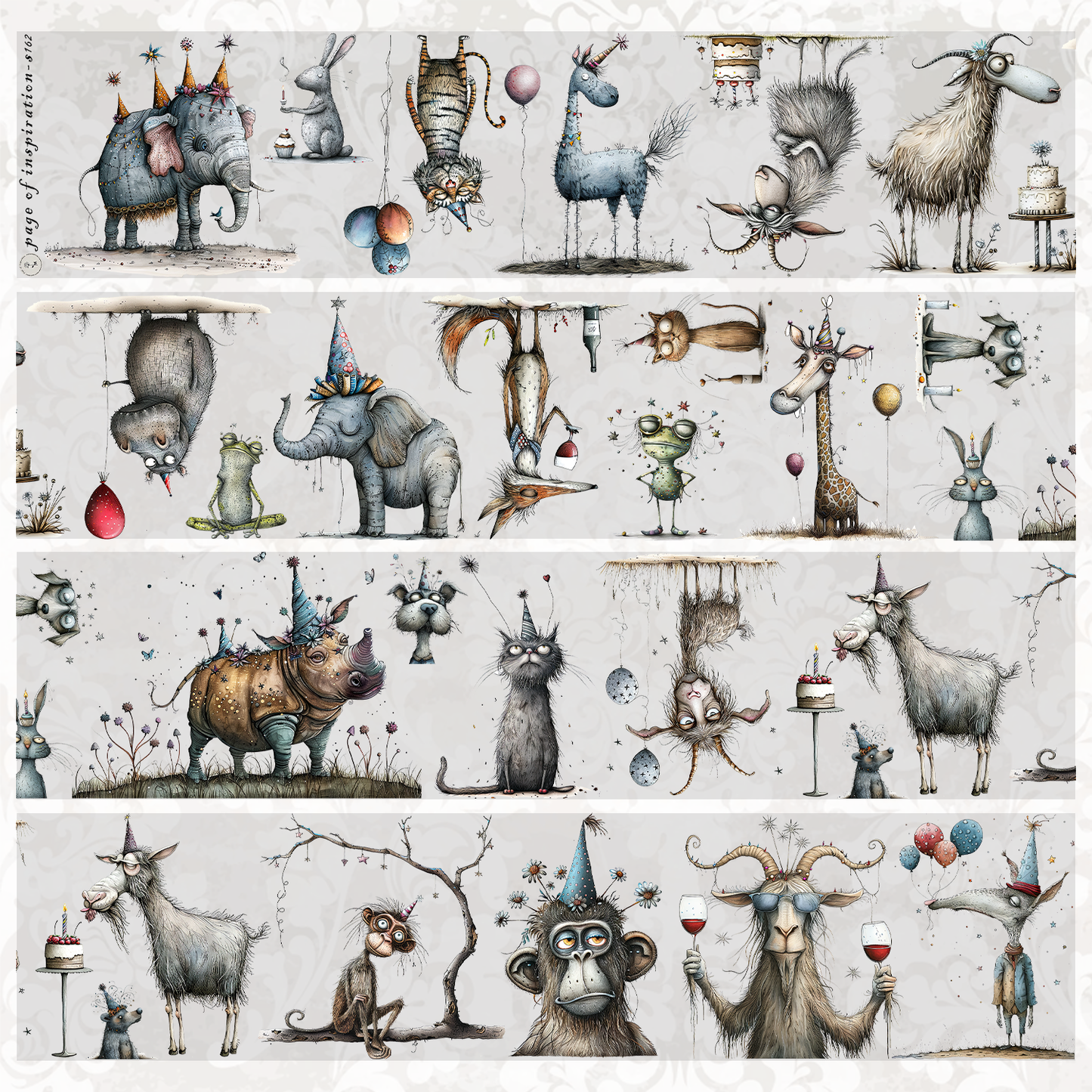 #S162 Customized PET Tape Animal