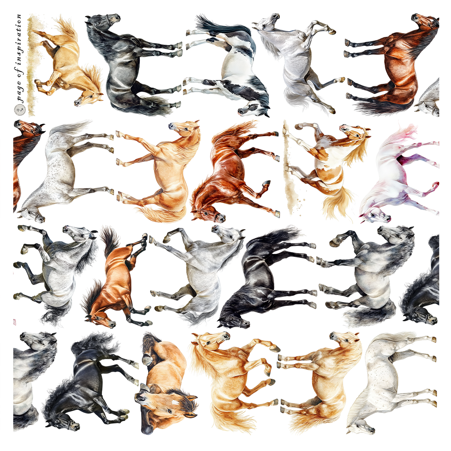 #S65 Customized PET Tape Horse Animal