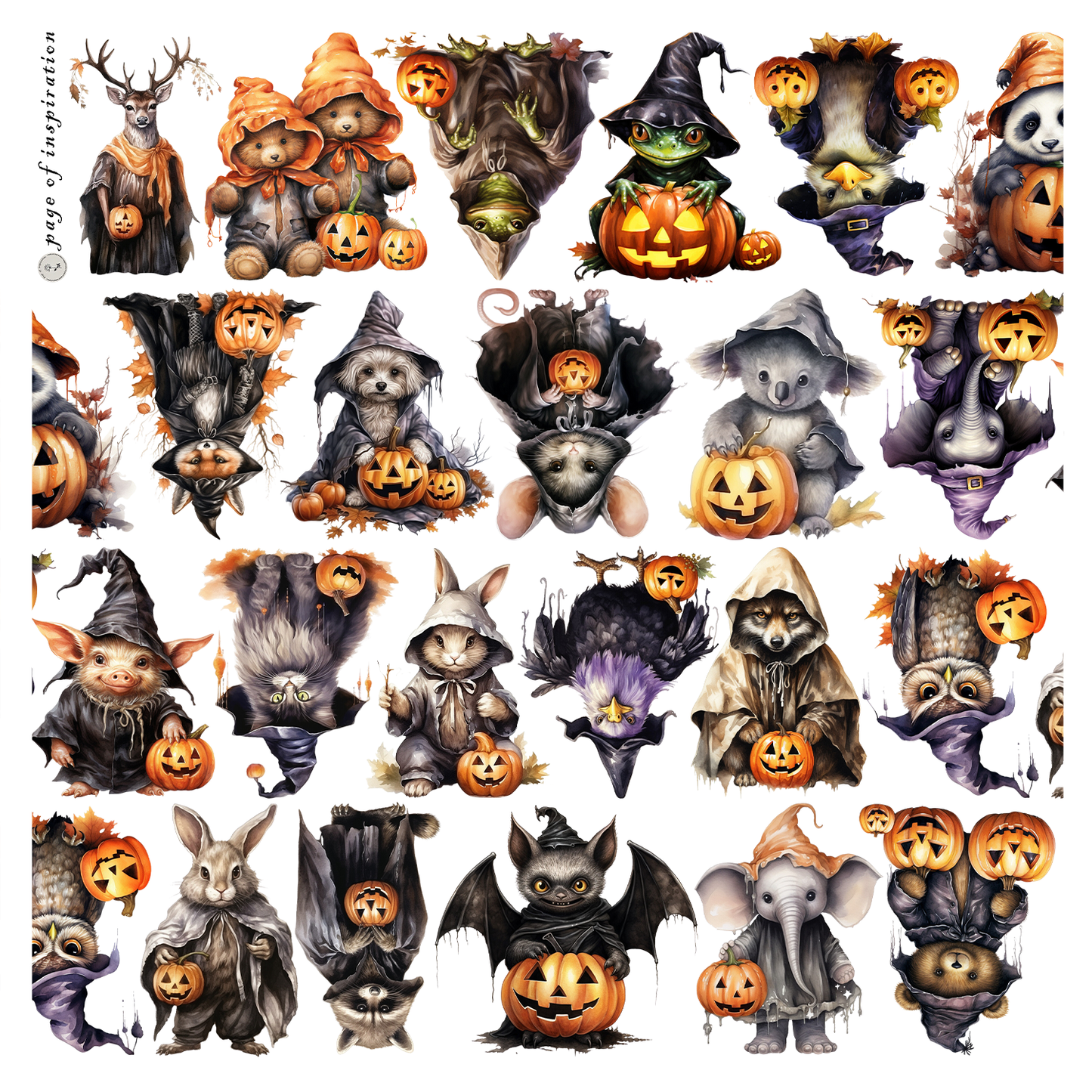 #S68 Customized PET Tape Halloween Animal