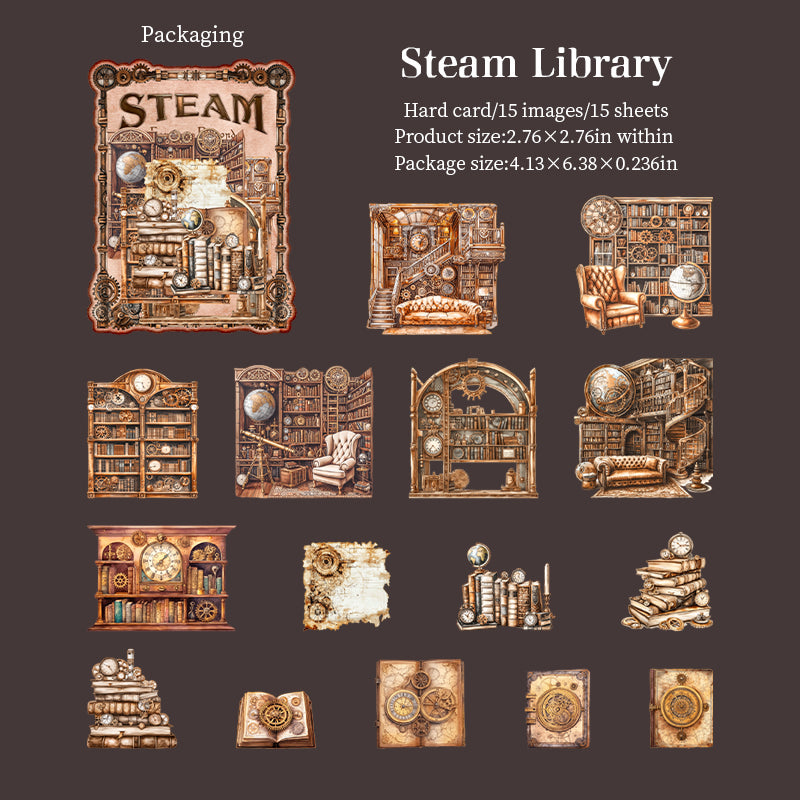 #02876 Fantasy Steampunk Series Sticker
