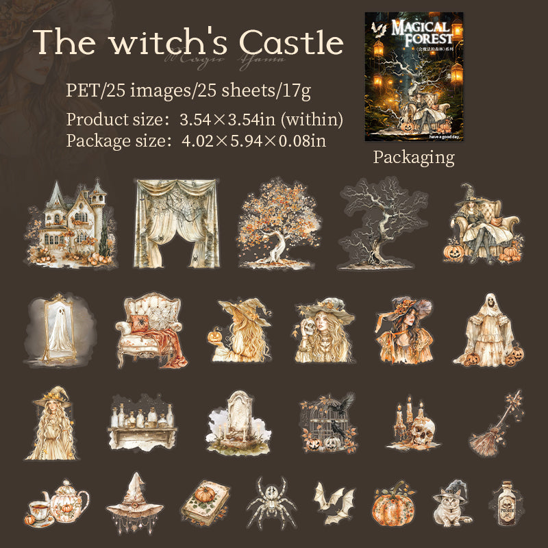 #02520 Magical Forest Series Sticker