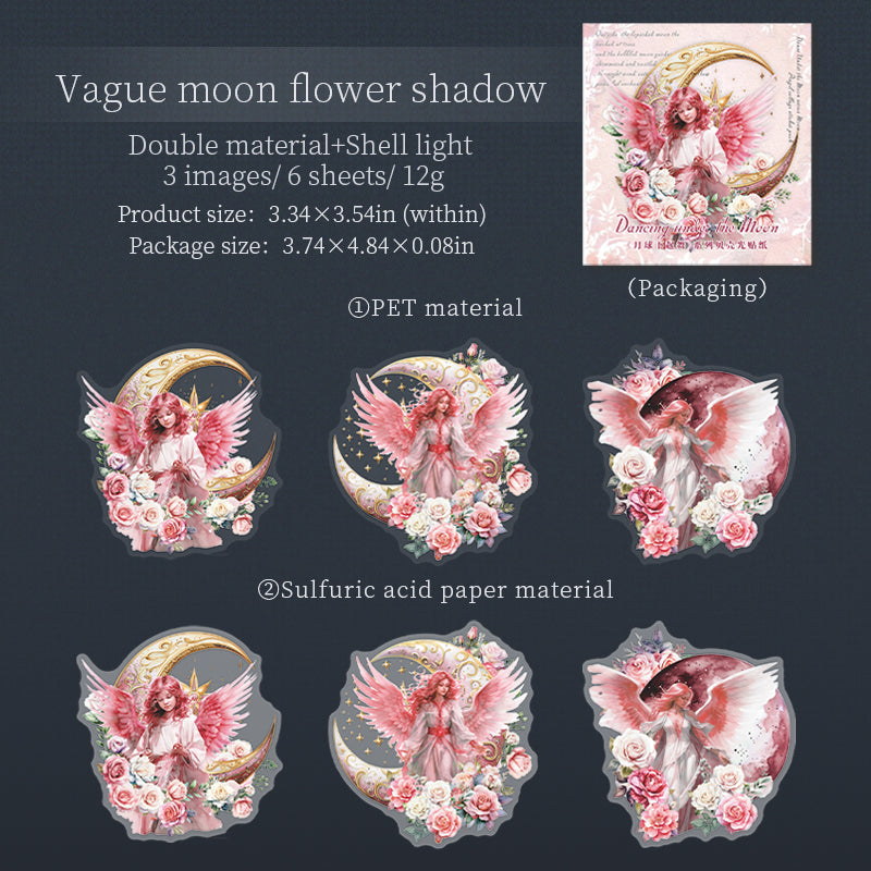 #02594 Dance on the Moon Series Sticker