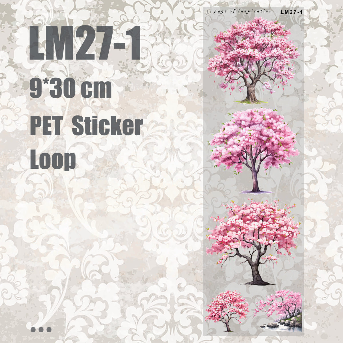 #LM27 M PET Sticker Loop